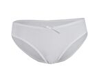 12 Adet Yıldız Kadın Likralı Kaşkorse Bikini Külot Beyaz 3550