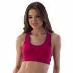 Emay Kadın Seamless Double Toparlayıcı Sporcu Sütyen 4024