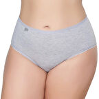 12 Adet Gümüş Kadın Renkli Likralı Bato Külot 3043