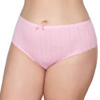 12 Adet Gümüş Kadın Renkli Jakarlı Bato Külot 3079