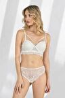 Fabony Kadın Dantelli Bralet Destekli Sütyen Külot Takımı 4210