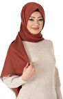 Kadın Yüzde Yüz Pamuk Şal Düz Renk Tesettür Şal 