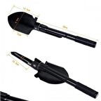 Katlanır Portatif Kazma Kürek Seti