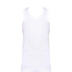 6 lı Paket Tutku Erkek Çocuk Atlet Beyaz % 100 Pamuk