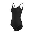 6 Adet Yıldız Kadın Likralı İp Askılı Çıtçıtlı Body Siyah 2054