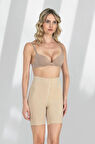 Fabony Kadın Lazer Kesim Silikon Bantlı Şort Korse 2060B