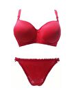 3 Adet Miss Perry Kadın Desteksiz Sütyen Külot Takımı TK01