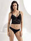 Şahinler 12800 Kadın Dantel Desteksiz Büstiyer Sütyen Külot Takım 