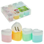 Çift Hazneli Pastel Renk Kalemtraş TGB-3203