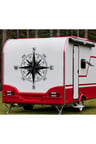 Karavan Sticker pusula 90 cm çap , transfer kâğıtlı