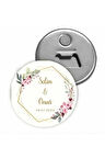 Kişiye Özel Açacaklı Düğün Magnet - Nişan Magnet - Söz Magnet ( 25 Adet )