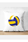 Voleybol Toplu Kırlent Kılıfı - Voleybol Yastık Kılıfı