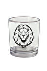 Aslan Baskılı Viski Bardağı - Aslanlı Bardak