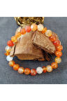 Yaratıcılık • Ilham • Tutku Için Bileklik - Doğal Carnelian Taşı