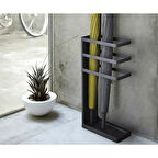 Zümrüt Metal Şemsiyelik - Siyah