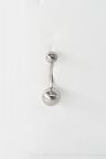 Kadın 316L Anti Alerjenik Topcuklu Göbek Piercing