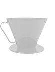 V60 Dripper Filtre Kahve Demleme Aparatı - Beyaz