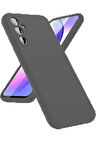A24 4G Kılıf First Silikon - Gri