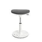 Creo Mobili Yükseklik Ayarlı Ofis Taburesi, Döner Mekanizmalı Bar Taburesi, Kaymaz Tabanlı, Antrasit