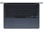 APPLE MW123TU/A/MacBook Air/Apple M4 İşlemci (10 Çekirdek CPU- 8 Çekirdek GPU)/16GB RAM/256GB SSD/13.6"/Midnight