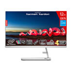 Lenovo IdeaCentre AIO3 27IAP7 Intel Core i5-12450H 16GB 512GB SSD Intel UHD Graphics 27 FHD IPS FreeDos F0GJ0127TR Klavye+Mouse Beyaz All In One Bilgisayar