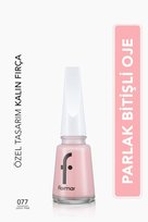Flormar Klasik Parlak Bitişli Yüksek Pigmentli Oje-nail Enamel- 077 Lıght Pınk New- 8682536035743