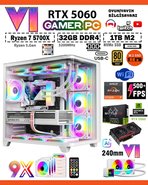 Zeiron Mirage X50 Pro White RTX5060 8GB ∣ R7 5700X ∣ 32GB RAM ∣ 1TB M.2 SSD Sıvı Soğutmalı Oyun Bilgisayarı