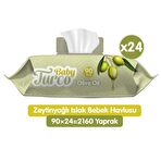 Baby Turco Zeytinyağlı Islak Bebek Havlusu 24x90 Adet