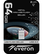 Everon 64gb Metal Usb Mini Flash Bellek 