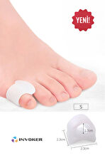 Silikon Makaralı Ayak Serçe Parmak Koruyucu Kemik Düzeltici Halluks Valgus Parmak Arası Small