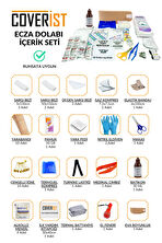 Ecza Dolabı İlk Yardım İçerik Seti - Plastik İlk Yardım İçerik Seti