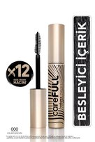 Flormar Hacim Veren Besleyici Maskara (SİYAH) - Carefull Volume - 000 Black - 8682536084093