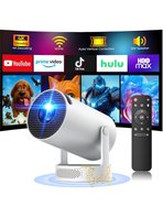 Harvox HY300 Pro Max Bataryalı Projeksiyon – Kablosuz Kullanım, Elektrik Olmadan Sinema Keyfi, 4K Destekli, Wifi 6, Bluetooth 5.0, Otomatik Focus