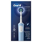 Oral-B Vitality Pro Mavi Elektrikli Diş Fırçası, 1 Diş Fırçası Başlığı, Braun Tasarımı