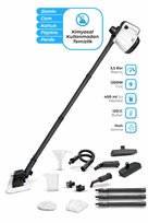 pirantech CB- 02A  Buharlı Temizlik Makinası - Buharlı Temizleyici - Floor Max Set