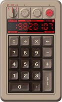 Retro 18 Mechanical Numpad, Supports Calculator Mode, Bluetooth/2.4G/Wired Numpad for Windows and Android - C64 Edition