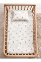 %100 Pamuk Lastikli Bebek Çarşafı + Yastık Kılıfı | Park Yatak 60x120 70x110 70x120 Uyumlu