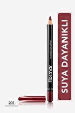 Flormar Dudak Kalemi - Waterproof Lipliner 205 Elegant Bordeaux 8690604111053