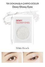 Parlak  ve Işıltılı Görünüm Sunan Göz Farı M Dewy Glossy Eyes (White Beach)