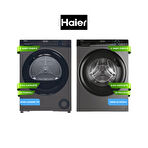 HAIER (HW90-B14939S8-S ÇAMAŞIR MAKİNESİ-HD90-A2939RE-TR KURUTMA MAKİNESİ)2'Lİ SET