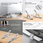 PrimeX ADS-AL05 Alüminyum Ayarlı Laptop Macbook Notebook Yükseltici Tutucu Stand