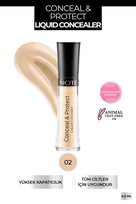 Conceal & Protect Concealer Likit Göz Altı Kapatıcısı - 02 Sand