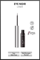 Note Eye Noir Liner Uzun Süre Kalıcı Likit Eyeliner - Siyah
