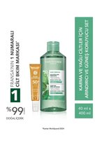 Karma Yağlı Ciltler İçin Micellar Makyaj Temizleme Suyu SPF 50+ Yüz Güneş Kremi Seti