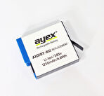 Ayex AHDBT-801 Batarya, GoPro Hero 8, 7, 6, 5 Uyumlu