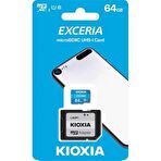 KIOXIA 64GB EXCERIA MICRO SDHC UHS-1 C10 100MB/sn
