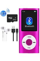 5007MP 32GB Tf Kart Hediyeli Metal Mp3 Player Renli Ekranlı Fm Radyolu Bluetoth lu Hafıza Kartı Girişli Müzik Çalar 32GB