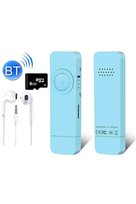 5014MP Şarjlı Mp3 Çalar Bluetooth lu Müzik Player Mini Mp3 Stick Hafıza Kartı Girişli 8GB Tf Kart Hediyeli