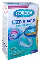 Corega Pro Guard & Ortodontik Günlük Diş Protezi Temizleyici 30 Tablet