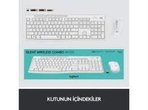 Logitech MK295 Kablosuz BEYAZ Klavye Mouse Set 920-010089
